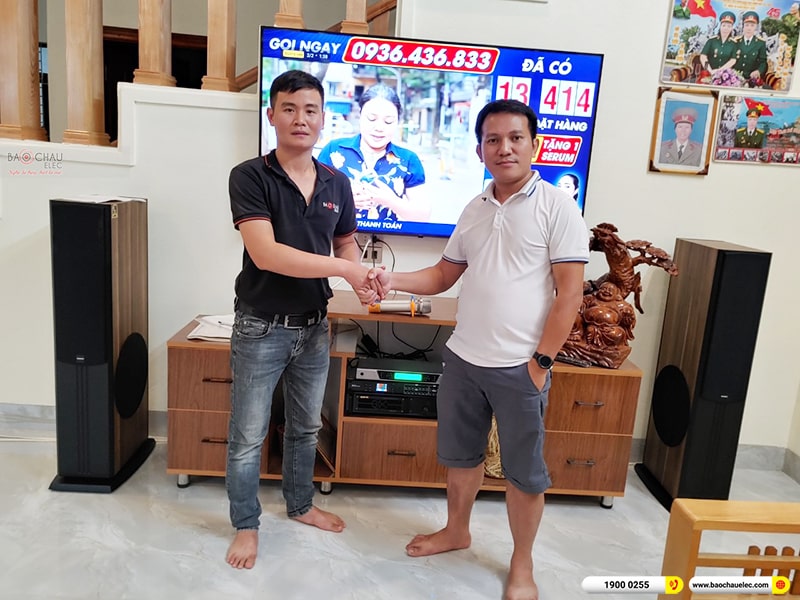 Lắp đặt dàn karaoke trị giá hơn 20 triệu cho anh Thiết tại Thanh Hóa (Paramax D88 Limited, BIK VM420A, DSP-9000 Plus, BCE UGX12)