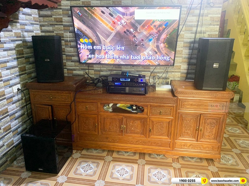 Lắp đặt dàn karaoke trị giá gần 40 triệu cho anh Thôn tại Thanh Hóa (BMB 1212SE, VM620A, X5 Plus, Klipsch R100SW, UGX12 Gold)