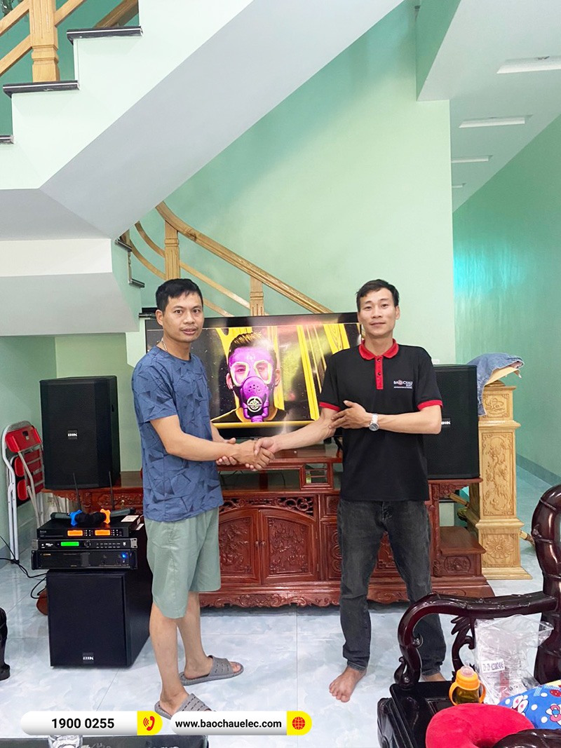 Lắp đặt d&agrave;n karaoke BIK 40tr cho anh Tr&igrave;nh tại Thanh H&oacute;a (BIK BSP 412II, VM820A, KP500, BJ-W25AV, U900 Plus Ver 2)