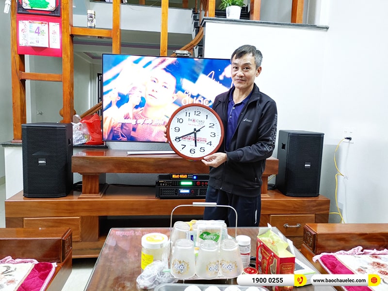Lắp đặt dàn karaoke trị giá hơn 30 triệu cho anh Tuấn tại Thanh Hóa (BIK BSP 410II, BPA-4200, BPR-5600, BIK BJ-U100)