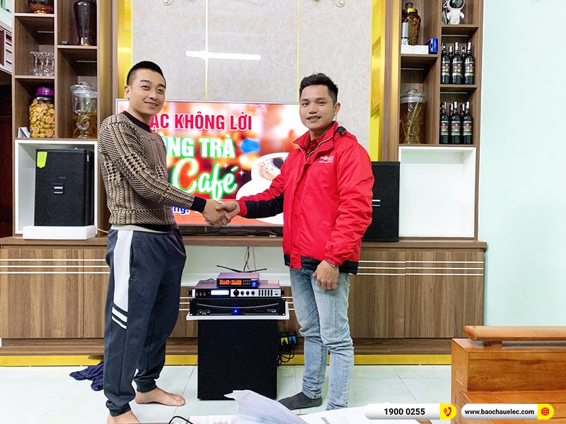Lắp đặt dàn karaoke trị giá gần 30 triệu cho anh Tùng tại Thanh Hóa (Domus DP6100 Max, APP MZ-46, X6 Luxury, SW312C, BJ-U100) 