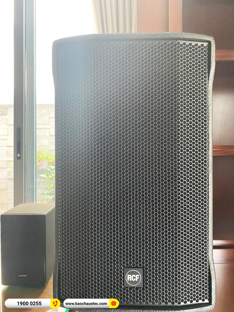Lắp đặt dàn karaoke trị giá khoảng 100 triệu cho chị Hoa tại Thanh Hóa (RCF CMAX 4112, Crown Xli3500, KX180A, TS312S, VM300)