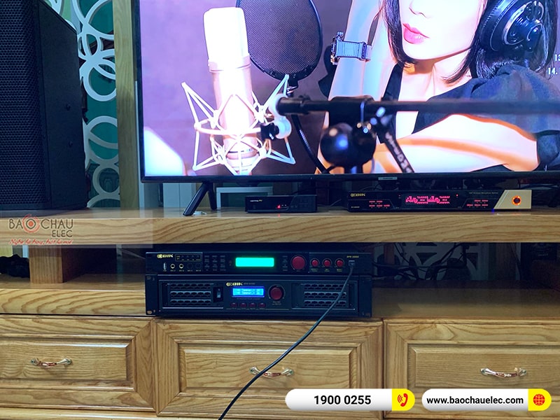 Dàn karaoke gia đình chị Thanh