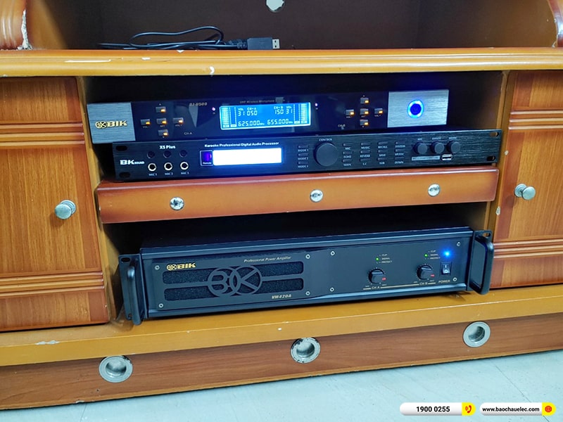 Lắp đặt dàn karaoke trị giá gần 30 triệu cho cô Thái tại Thanh Hóa (BIK BS-998X, VM420A, X5 Plus, SW512B, BJ-U500) 