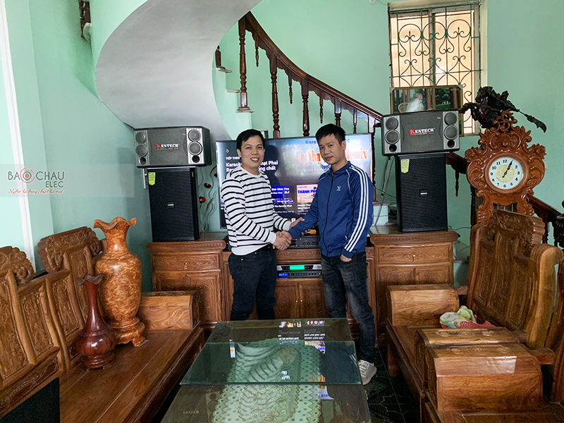Dàn karaoke gia đình anh Hải h5