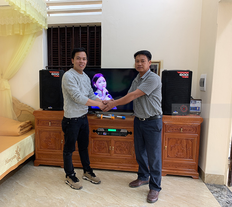 Dàn karaoke gia đình anh Hạnh h5
