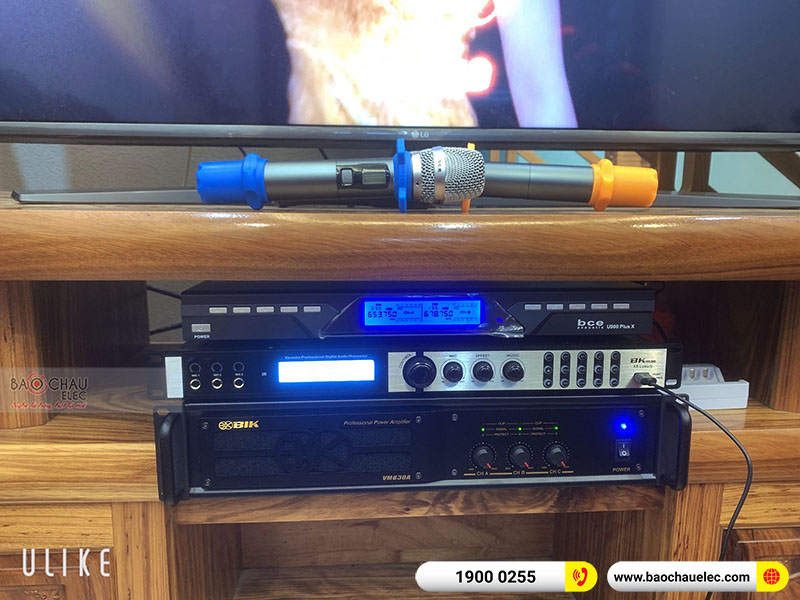 Lắp đặt dàn karaoke anh Hóa tại Thanh Hóa