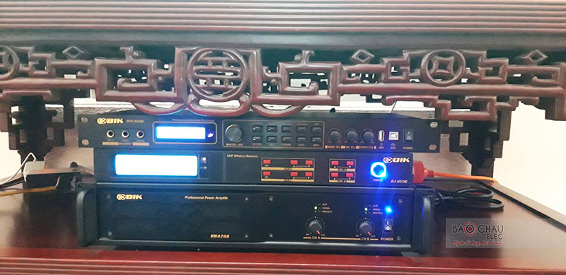 Dàn karaoke gia đình anh Quốc h3