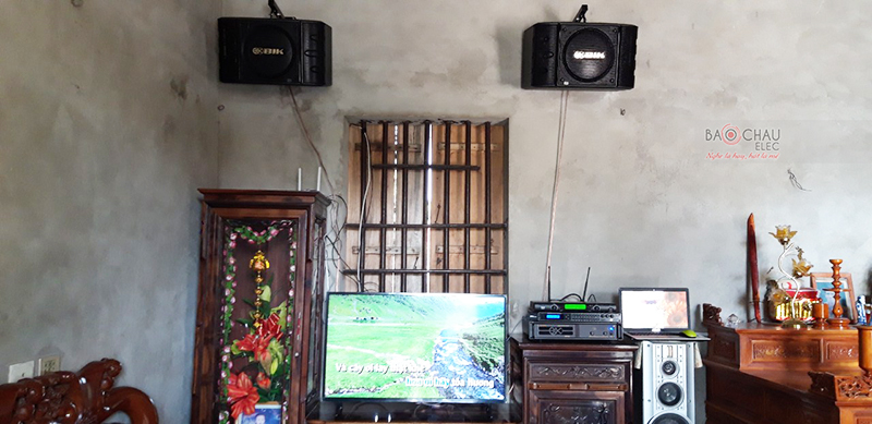 Dàn karaoke gia đình anh Thuận h4