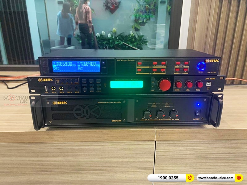 Lắp đặt dàn karaoke gia đình anh Tuấn