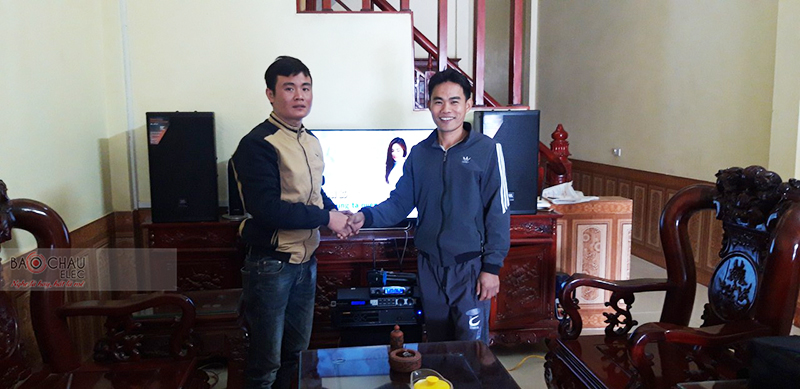 Dàn karaoke gia đình anh Vân h6