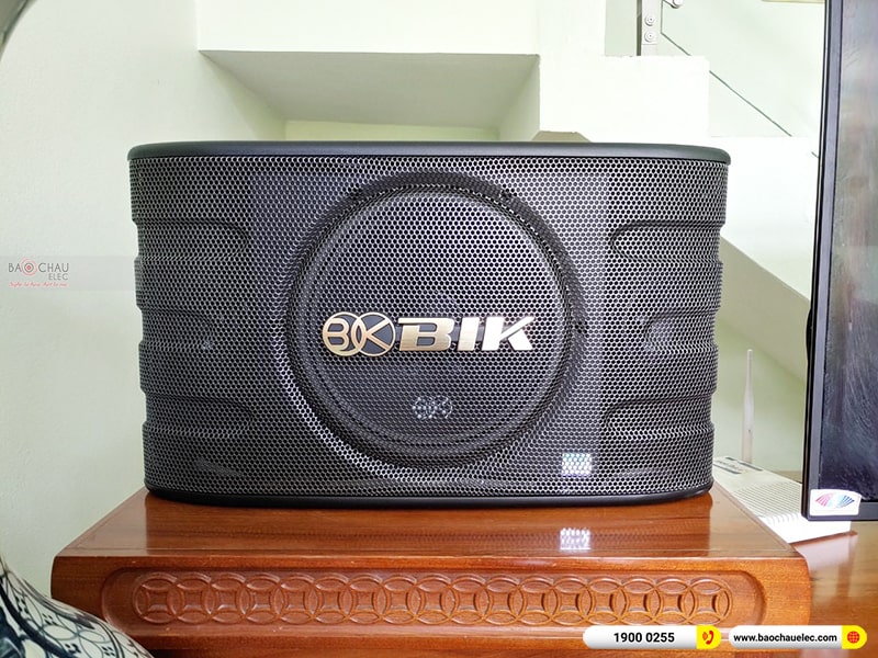 Lắp đặt dàn karaoke trị giá khoảng 20 triệu cho chị Hải tại Thanh Hóa (BIK BJ-S668, BIK BJ-A88, BKSound SW512B, BCE U900 Plus X) 