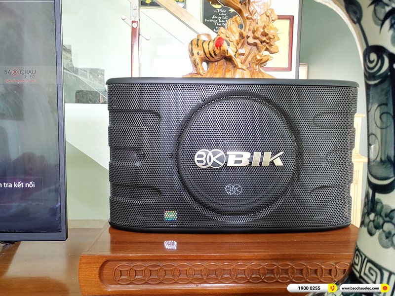 Lắp đặt dàn karaoke trị giá khoảng 20 triệu cho chị Hải tại Thanh Hóa (BIK BJ-S668, BIK BJ-A88, BKSound SW512B, BCE U900 Plus X) 