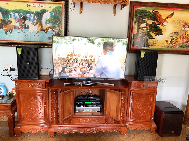 Dàn karaoke gia đình chị Thưởng h5