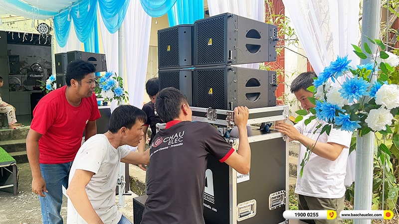 Lắp đặt dàn Line Array Actpro sự kiện, đám cưới hơn 138tr cho anh Tuấn tại Thanh Hóa (Actpro KR210, Actpro KR28, TD2.22, QD4.13, DSP48, XR16,…)
