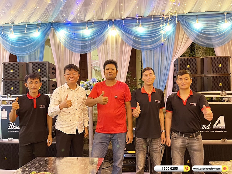 Lắp đặt d&agrave;n Line Array Actpro sự kiện, đ&aacute;m cưới hơn 138tr cho anh Tuấn tại Thanh H&oacute;a (Actpro KR210, Actpro KR28, TD2.22, QD4.13, DSP48, XR16,&hellip;)
