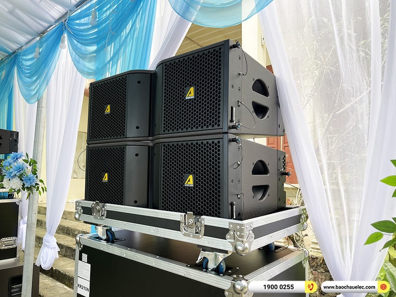 Lắp đặt dàn Line Array Actpro sự kiện, đám cưới hơn 138tr cho anh Tuấn tại Thanh Hóa (Actpro KR210, Actpro KR28, TD2.22, QD4.13, DSP48, XR16,…)