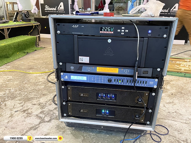 Lắp đặt dàn Line Array Actpro sự kiện, đám cưới hơn 138tr cho anh Tuấn tại Thanh Hóa (Actpro KR210, Actpro KR28, TD2.22, QD4.13, DSP48, XR16,…)