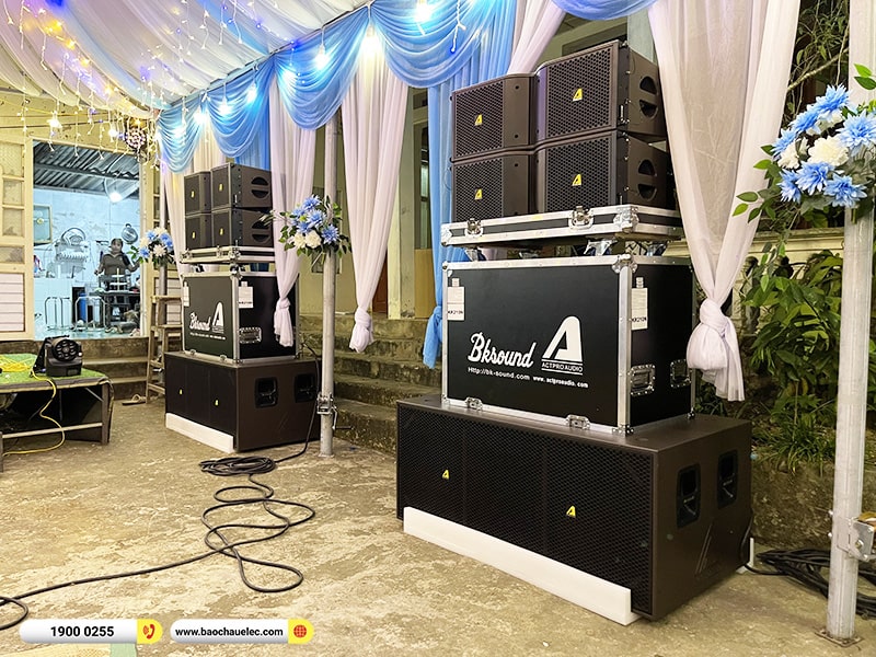 Lắp đặt dàn Line Array Actpro sự kiện, đám cưới hơn 138tr cho anh Tuấn tại Thanh Hóa (Actpro KR210, Actpro KR28, TD2.22, QD4.13, DSP48, XR16,…)