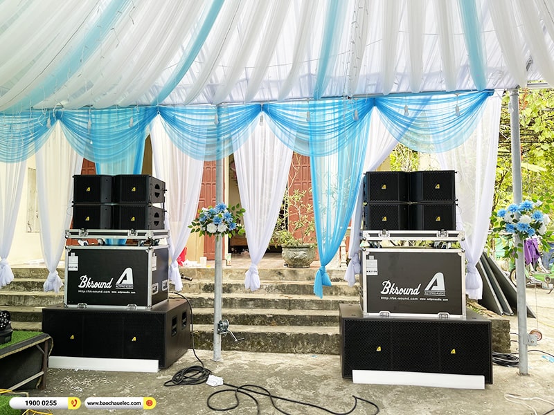 Lắp đặt dàn Line Array Actpro sự kiện, đám cưới hơn 138tr cho anh Tuấn tại Thanh Hóa (Actpro KR210, Actpro KR28, TD2.22, QD4.13, DSP48, XR16,…)