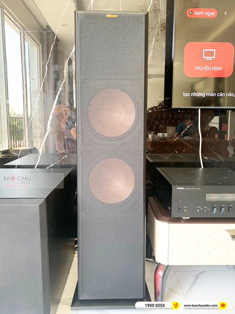 Lắp đặt dàn nghe nhạc trị giá hơn 160 triệu cho khách hàng tại Thanh Hóa (Klipsch RF7 III, Cambridge 200M, Yamaha A-S1200, Klipach SPL150)