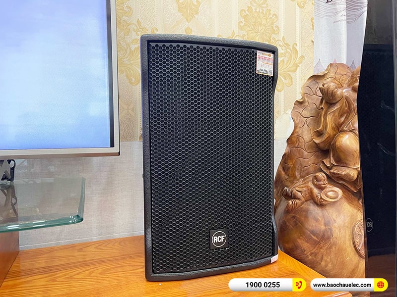 Lắp đặt dàn karaoke RCF 102tr cho anh Luân tại Vĩnh Long (RCF CMAX 4110, Crown Xli2500, KX180A, TS315S, JBL VM300) 