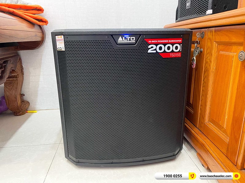 Lắp đặt dàn karaoke RCF 102tr cho anh Luân tại Vĩnh Long (RCF CMAX 4110, Crown Xli2500, KX180A, TS315S, JBL VM300) 