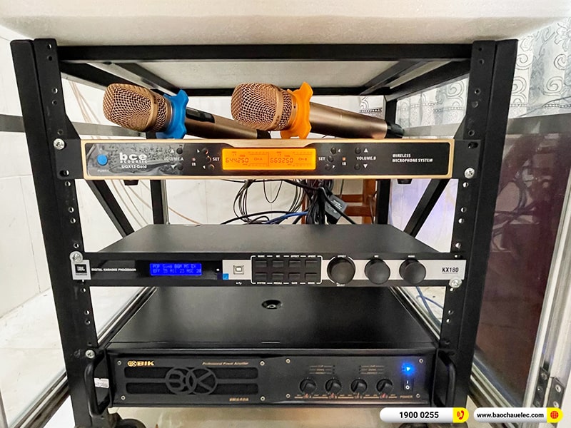 Lắp đặt dàn karaoke trị giá gần 60 triệu cho anh Phong tại Vĩnh Long (Alto AT2000II, VM640A, KX180A, SW815, UGX12 Gold) 