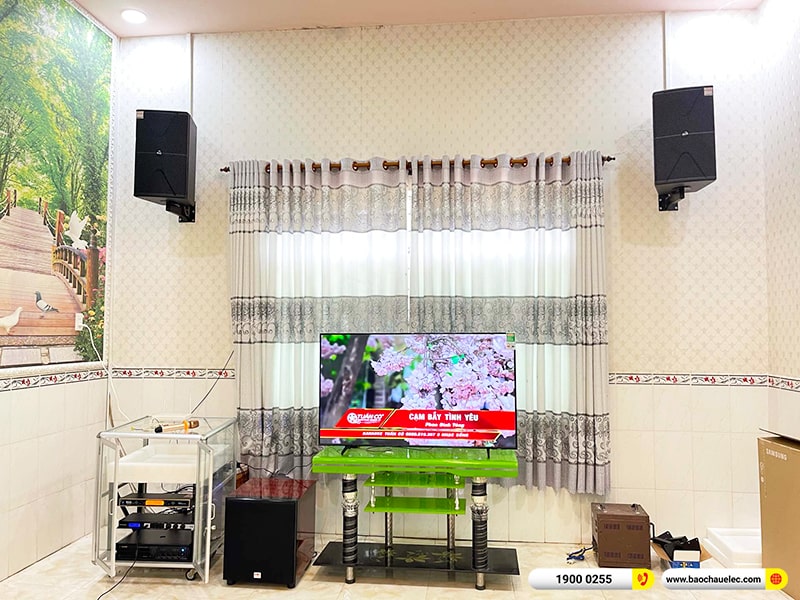 Lắp đặt dàn karaoke trị giá gần 60 triệu cho anh Phong tại Vĩnh Long (Alto AT2000II, VM640A, KX180A, SW815, UGX12 Gold) 
