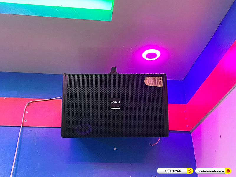 Lắp đặt dàn karaoke Domus 39tr cho anh Thành tại Vĩnh Long (Domus DP6100 Max, VM630A, X6 Luxury, SW815, UGX12)