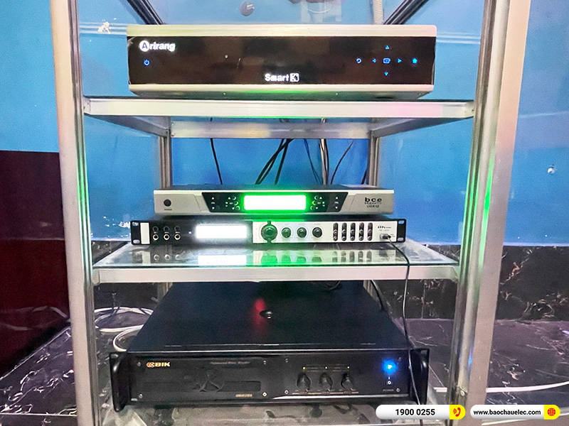 Lắp đặt dàn karaoke Domus 39tr cho anh Thành tại Vĩnh Long (Domus DP6100 Max, VM630A, X6 Luxury, SW815, UGX12)