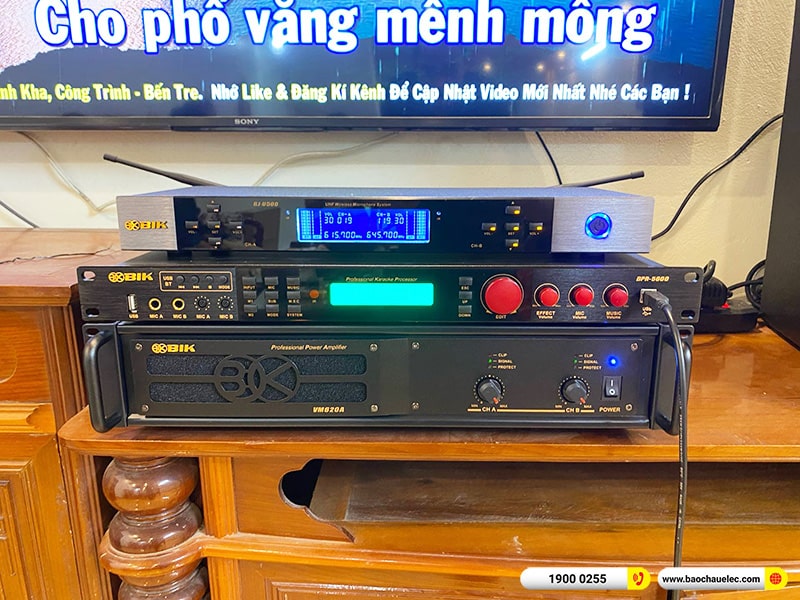 Lắp đặt dàn karaoke trị giá hơn 40 triệu cho chị Đông tại Vĩnh Phúc (BIK BSP 412II, VM620A, BRP-5600, BJ-W25A, BJ-U500)