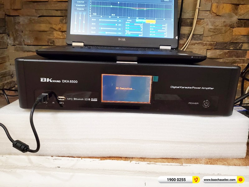 Lắp đặt dàn karaoke JBL hơn 30tr cho anh Hưng tại Vĩnh Phúc (JBL Pasion 12, BKSound DKA 8500, Paramax 1000 New) 