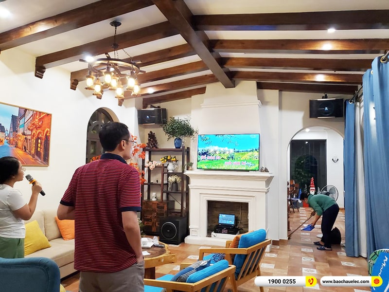 Lắp đặt dàn karaoke JBL hơn 30tr cho anh Hưng tại Vĩnh Phúc (JBL Pasion 12, BKSound DKA 8500, Paramax 1000 New) 