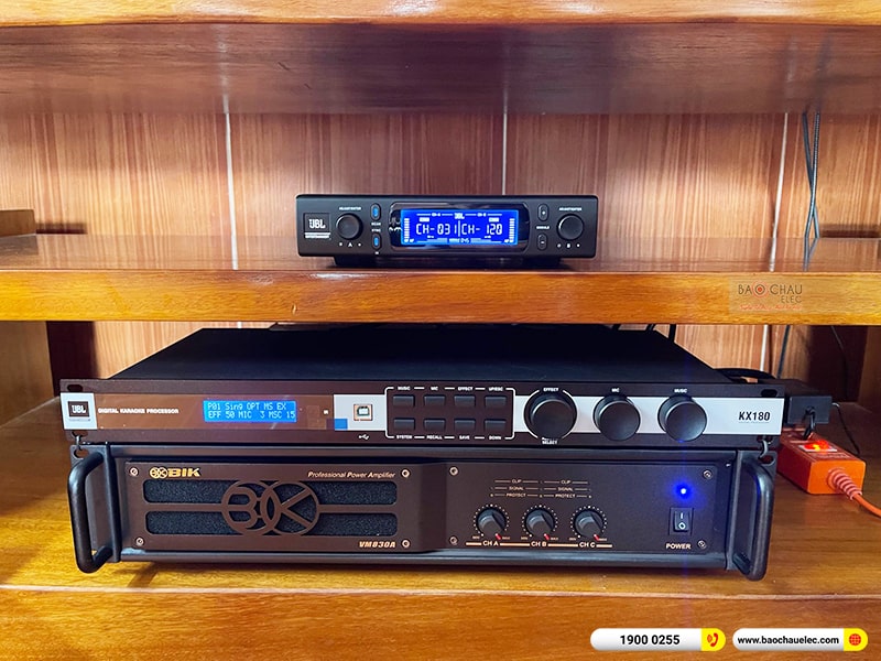 Lắp đặt dàn karaoke trị giá gần 70 triệu cho anh Khang tại Vĩnh Phúc (BMB 1212SE, VM830A, KX180A, BJ-W88 Plus, JBL VM300)