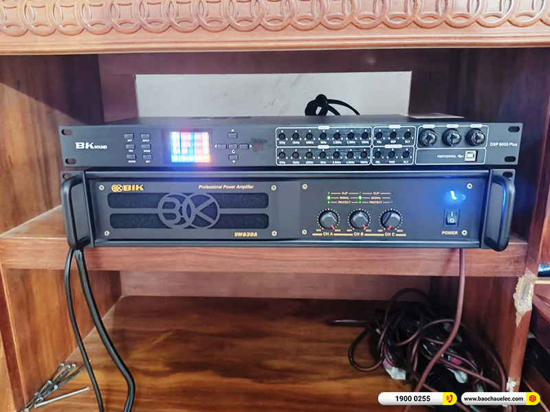 Lắp đặt dàn karaoke trị giá hơn 30 triệu cho anh Thành tại Vĩnh Phúc (BIK BSP 812II, VM630A, DSP-9000 Plus) 