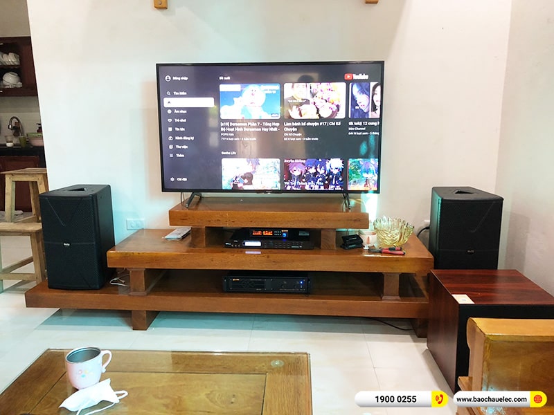 Lắp đặt dàn karaoke trị giá gần 30 triệu cho anh Thành tại Vĩnh Phúc (Alto AT1000II, VM420A, X5 Plus, SW312, BIK BJ-U100) 