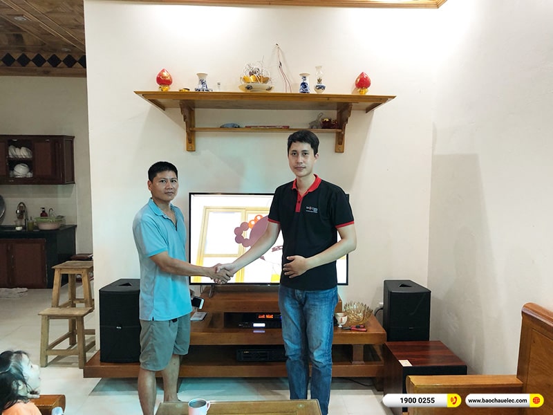 Lắp đặt dàn karaoke trị giá gần 30 triệu cho anh Thành tại Vĩnh Phúc (Alto AT1000II, VM420A, X5 Plus, SW312, BIK BJ-U100) 
