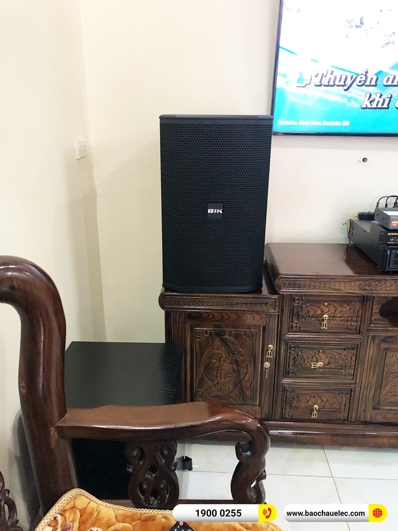 Lắp đặt dàn karaoke trị giá hơn 40 triệu cho anh Thường tại Vĩnh Phúc (BIK BSP 412II, VM620A, BPR-8500, SW612B, BBS W500) 