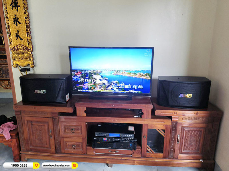 Lắp đặt dàn karaoke trị giá khoảng 30 triệu cho anh Toàn tại Vĩnh Phúc (BMB 510SE, VM420A, DSP-9000 Plus, BCE U900 Plus X)