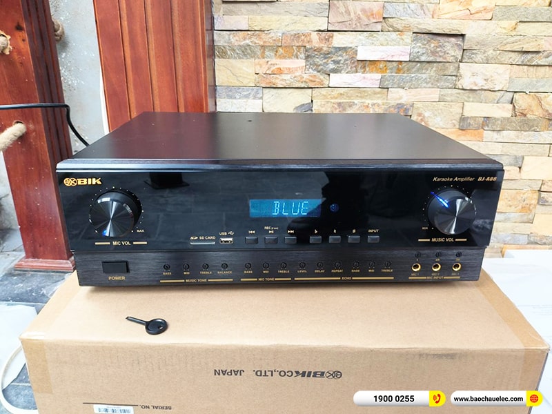 Lắp đặt dàn karaoke trị giá hơn 10 triệu cho anh Tưởng tại Vĩnh Phúc (JBL Control 1 Pro, BIK BJ-A88) 