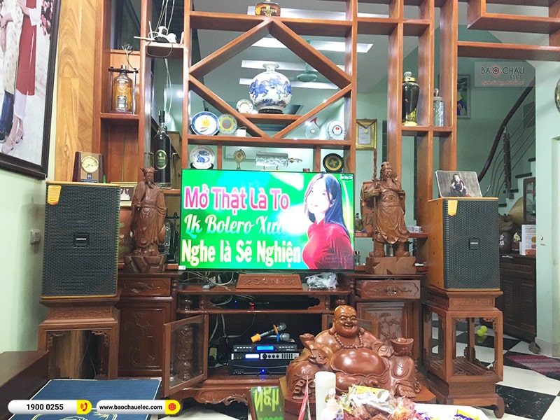 Lắp đặt dàn karaoke trị giá hơn 30 triệu cho anh Sáng tại Bắc Ninh
