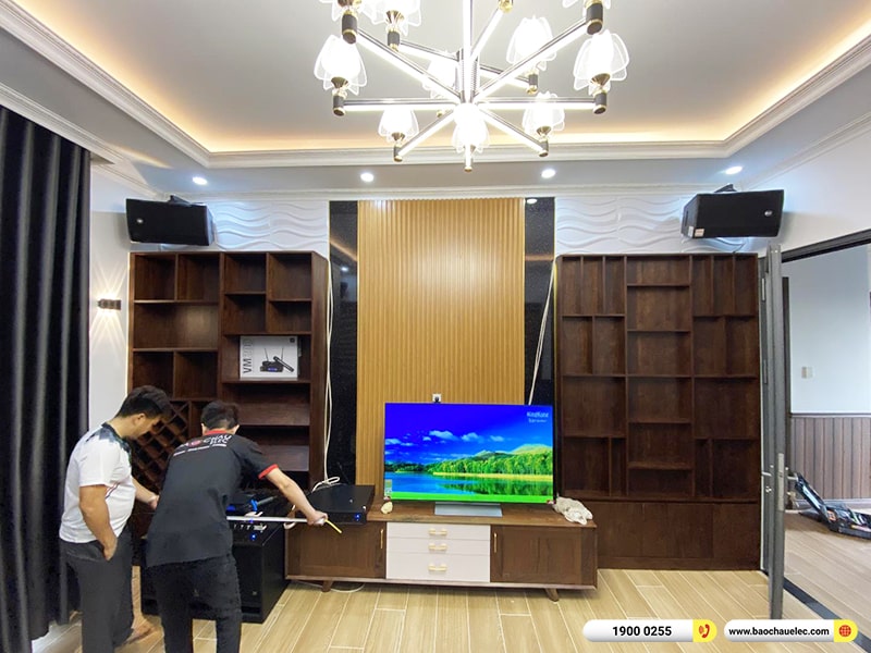 Lắp đặt dàn karaoke trị giá gần 140 triệu cho anh Diễn tại Vũng Tàu (RCF CMAX 4110, VM820A, VM840A, KX180A, BJ-W88 Plus, UGX12 Plus) 