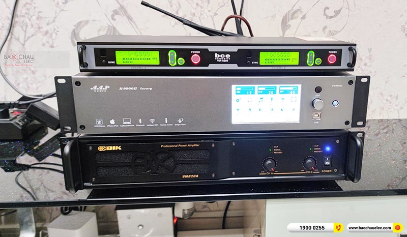 Lắp đặt dàn karaoke trị giá hơn 90 triệu cho anh Khoa tại Vũng Tàu (RCF C-MAX 4110, VM820A, K9900II Luxury, SPL-120, BCE VIP6000) 