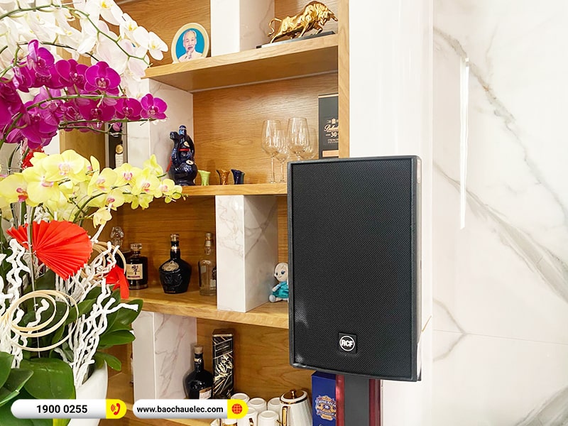 Lắp đặt dàn karaoke trị giá gần 150 triệu cho anh Liên tại Vũng Tàu (RCF C3110-126, MC2 Audio E25, K9900II Luxury, A120P, Shure AVX288A/PG58) 