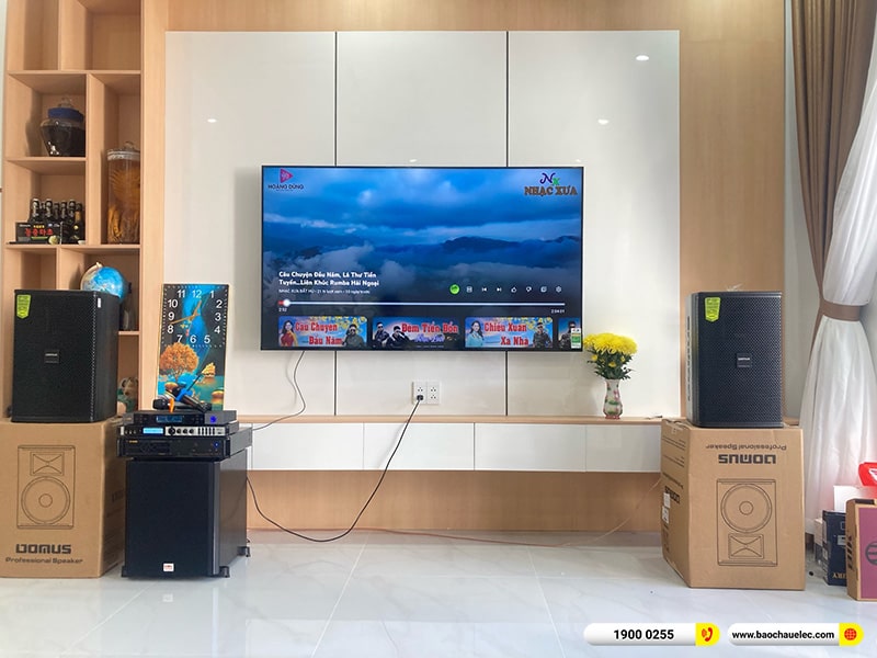 Lắp đặt dàn karaoke trị giá gần 40 triệu cho anh Thạch tại Vũng Tàu (Domus DP6120 Max, VM820A, X6 Luxury, SW612B, BIK BJ-U500) 
