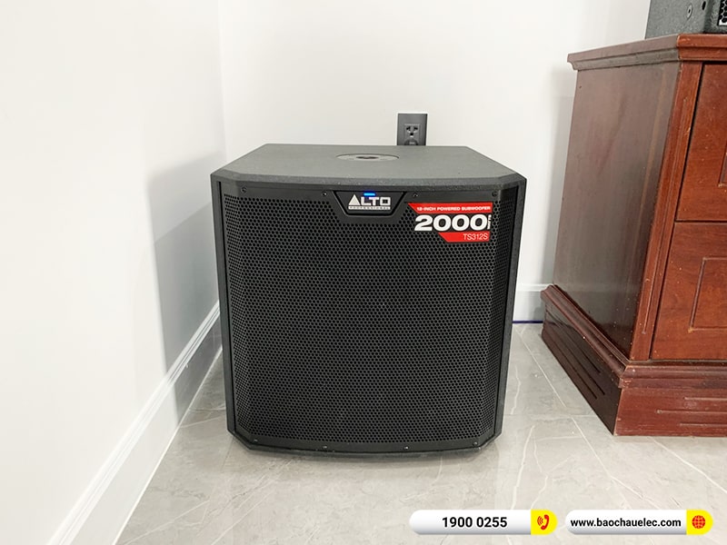 Lắp đặt dàn karaoke trị giá gần 90 triệu cho anh Thịnh tại Vũng Tàu (RCF CMAX 4112, VM840A, KX180A, TS312S, JBL VM200) 