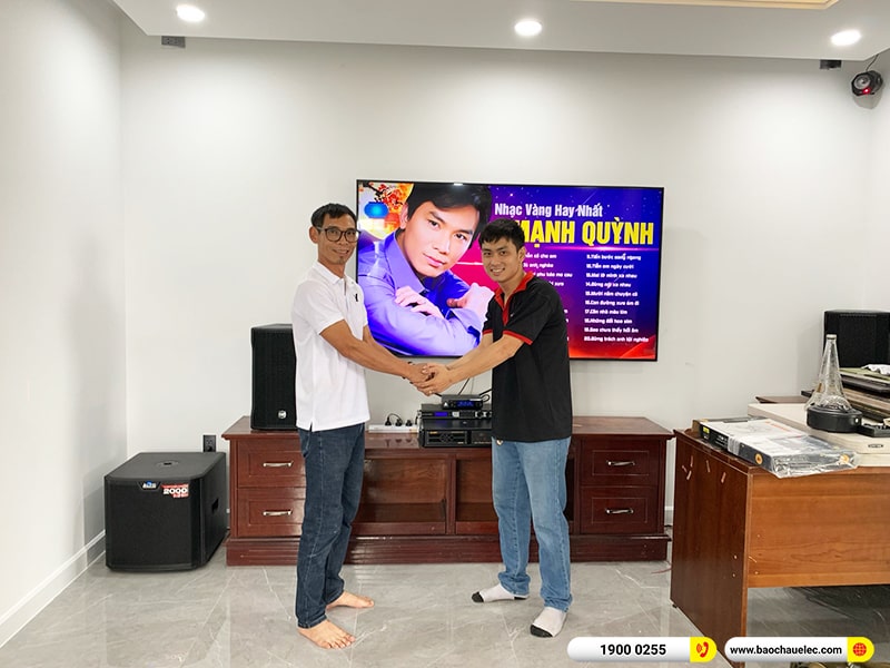 Lắp đặt dàn karaoke trị giá gần 90 triệu cho anh Thịnh tại Vũng Tàu (RCF CMAX 4112, VM840A, KX180A, TS312S, JBL VM200) 