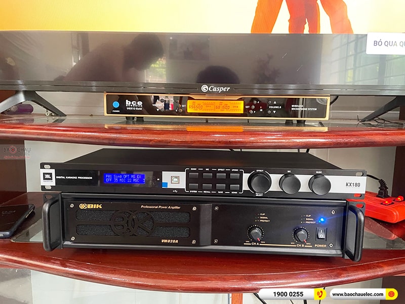 Lắp đặt dàn karaoke trị giá hơn 60 triệu cho anh Tính tại Vũng Tàu