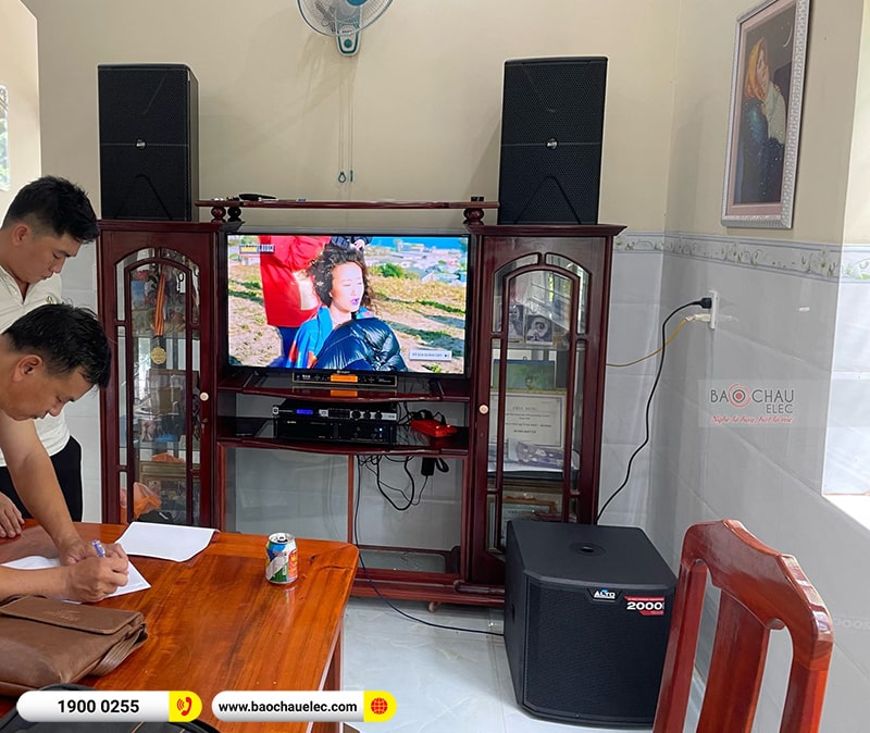 Lắp đặt dàn karaoke trị giá hơn 60 triệu cho anh Tính tại Vũng Tàu